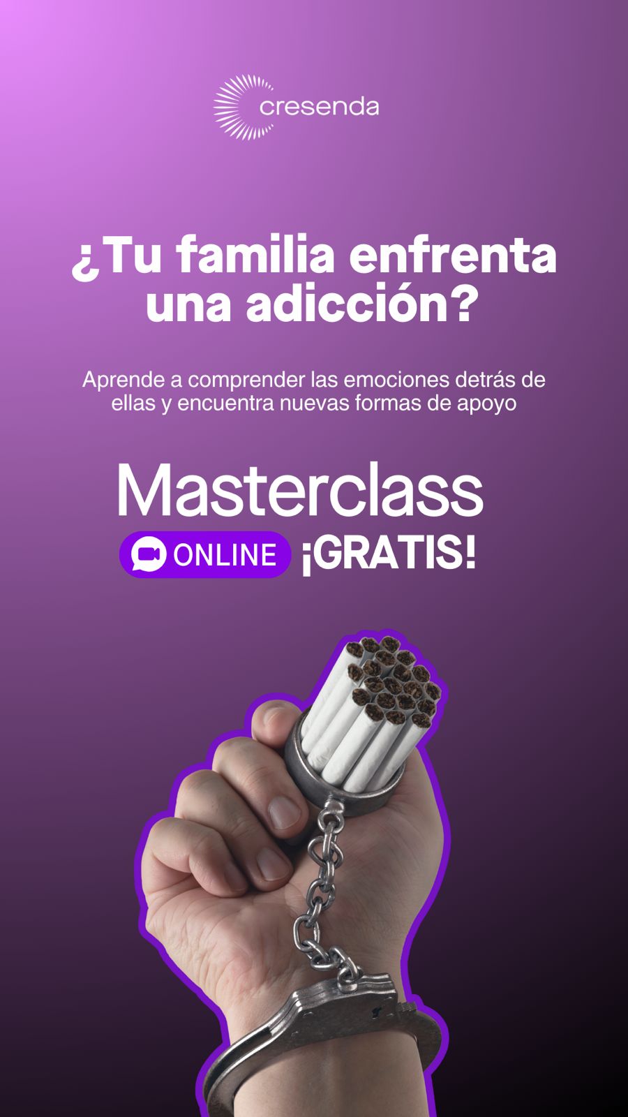 Masterclass Live de Adicciones para Padres